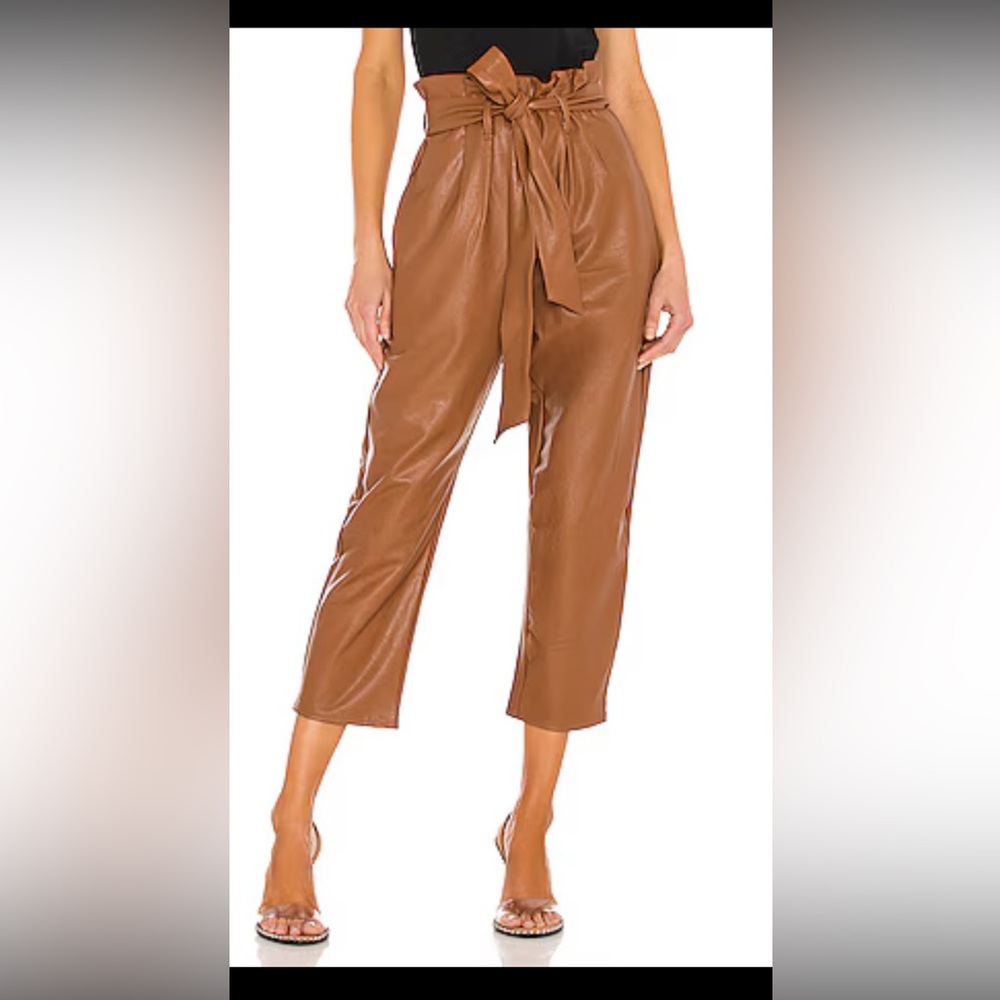 Commando Tan Tie-Waist Cropped Pants